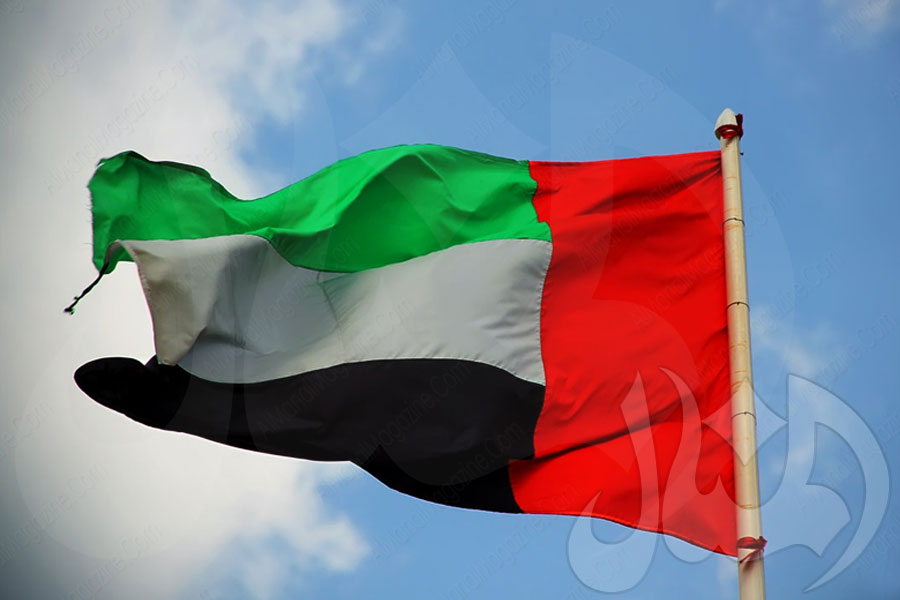 رفع العلم الوطني في ذكرى اتحاد دولة الإمارات المجيدة
