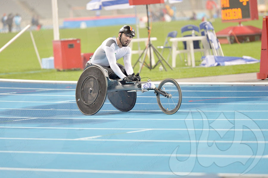 بطلنا الأولمبي محمد القايد في معسكر دولي خارجي