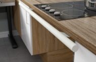 Counter-level grab rail makes kitchens safer and more accessible for elderly and disabled people