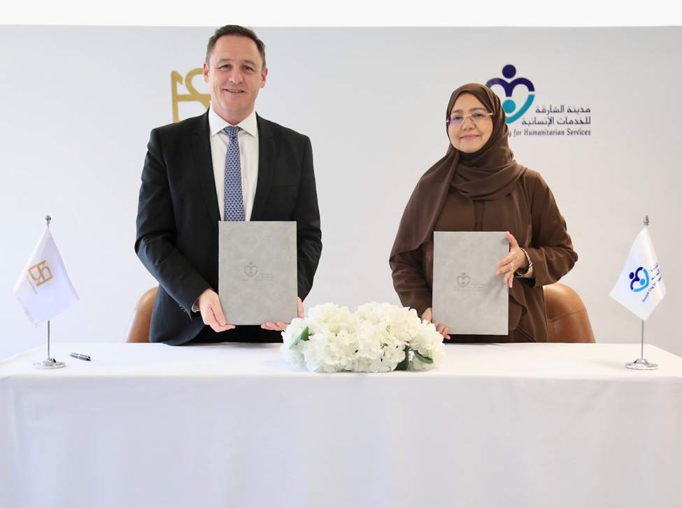 مذكرة تفاهم بين مدينة الشارقة للخدمات الإنسانية والشارقة الوطنية للفنادق